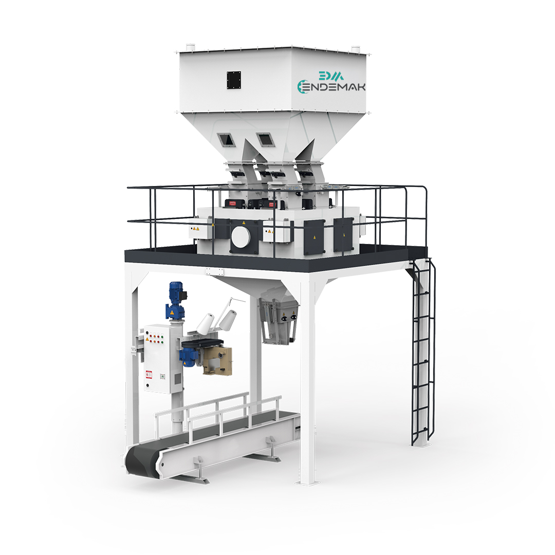 Dört Tartım Tek İstasyon Bakliyat Paketleme Makinası